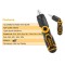 INGCO 13 IN 1 Ratchet Screwdriver Set, INGCO Style Ratchet Handle Folding Handle, High Auality Ratchet 12 Pcs 6.35 * 25mm Screwdriver Bits Screwdriver Sets