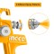 INGCO Painter Spray Gun, 600 cc Capacity, 3.5 Bar for Finishing Coat | 4 Types Connectors Paint Sprayers