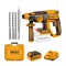 Ingco Cordless Hammer Drill Machine With Larger Battery And Charger, With Drill Bits And Chisel, Demolition Hammer, Sds Plus Chuck,