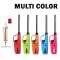INSTAMALL Plastic Adjustable Flame Kitchen Gas Lighter, Refillable with Small Refill Can, Multicolor Pack of 1 Gas Lighters