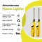 Sevanamaze - Online E-Commerce Products Sales & Services Abs Plastic Adjustable Flame Lighter Ideal For Kitchen Stove, Candles,Refillable Pack Of 2 (Yellow) Gas Lighters