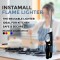 Sevanamaze - Online E-Commerce Products Sales & Services Abs Plastic Adjustable Flame Lighter Ideal For Kitchen Stove, Candles,Refillable Pack Of 1 (Black) Gas Lighters