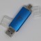 2 in 1 OTG Micro USB 2.0 16GB Flash Pen Drive Memory Stick for Android Phone PC Blue