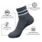 Mens Cushioned terry/towel High Ankle Sports/Gym Socks | Cotton & Spandex - 3 pcs (Free Size) (Multicolour)