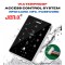 Jenix Security Door Access Control Keypad with 10 ID Key Fobs | Stand-Alone Keypad, Door Lock Controller for Gate Entry