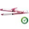 Professional 3 in 1 Electric Hair Straightener, Curler Styler & Crimper For Women (White & Pink Colour)