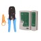 Rj45 Rj11 RJ12 UTP Cat5E/Cat6 LAN Cutter 4P4C 4P2C Crimping Tool with Network Lan Cable Tester Combo Set