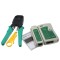Rj45 Rj11 RJ12 UTP Cat5E/Cat6 LAN Cutter 4P4C 4P2C Crimping Tool with Network Lan Cable Tester Combo Set