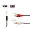 KEBILSHOP 10M Audio 2RCA Stereo Cables with 3.5mm Aux Jack for Home Theater, Music Player, STB, DVD Player, Speaker &LED TV