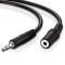 KEBILSHOP 3.5mm Male-Female 10 Meter Stereo Aux Extension Cable for Car Stereo, Home Theatre