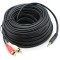 KEBILSHOP 3.5 mm Jack Stereo Audio Aux Male to 2 RCA Male Cable for Smartphone (10 Meter)