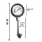 Analog Tyre Pressure Gauge 100 PSI Car Truck Bicycle & Non-Slip Grip | 0-220 PSI, KG/CM, Bar Air Meter Tester