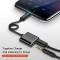 USB-C Audio Cable to 2 in 1 Type-C 3.5 mm Jack Earphone Adapter Receiver for One Plus 6T