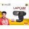 LAPCARE Lapcam HD 720M P, Noise Isolated Microphone with Computer HD stremaing Web cam for Desktop & Laptop with mic with Wide Angle Lens & Large Sensor for Superior Low Light, Optical (Black)