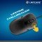 LAPCARE Optical Mouse L-60 Plus (IND) 1000 DPI, Black