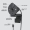 Logitech Brio 300 Full Hd Webcam | Noise Reduction Microphone, USB-C, Zoom, Microsoft Teams, Google Meet, Auto Light Correction Webcams