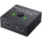 LAPSTER HDMI Switch Splitter 2 Port Bi-Directional Manual 2 In 1 Out or 1 In 2 Out 4Kx2K 3D Splitter - 1 Year Warranty