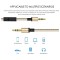 3.5mm Aux Audio Cable Gaming Cord Cotton Wire in Line Mic for Beats Studio3, 0ne0dio Pro-10, Tribit X-Free