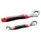 Multi-Functional Quick Snap N Grip Adjustable Wrench Spanner Set: 2-Piece Tool Kit for Universal Use
