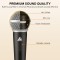 Maono Dynamic Microphone Wired with 9.8FT/3M XLR Cable | On/Off Switch for Singing, Cordless Karaoke Mic (AU-WDM01)