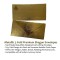 Paper 3 Fold Taj Metallic Finish Shagun Tuck Flap Envelopes for Sagan Wedding Cash Money, 19 X 9 cm, 10 pcs, Gold Color