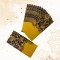 Paper Flower Printed Velvet Finish Shagun Envelopes for Gifting Sagan Wedding Cash Money, 19 X 9.5 cm, 10 pcs, Royal