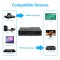 Microware HDMI Splitter 1 In 4 Out 1.4Ver Supports 4K@30Hz Ultra HD, 3D for PC/STB/Xbox/PS4/Fire Stick/Roku/Blu-Ray/HDTV