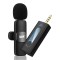 Wireless Lavalier Microphone Collar Mic for BT Speakers, DSLR Camera, Mobile Phone Plug & Play