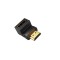 MVTECH HDMI M-F 90° Upward Angle Converter, HDMI L-Shape Flat Extender for HDTV, Plasma TV, LED, LCD - 2 pcs