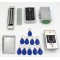 NAVKAR SYSTEMS Imported 1000-user RFID Access Control System Kit w/Magnetic Lock ID Keyfob Doorbell