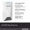 NETGEAR Nighthawk Mesh X4S Wall-Plug Tri-Band WiFi Mesh Extender, Seamless Roaming, One WiFi Name, Works with Any WiFi Router (EX7500)
