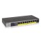NETGEAR 8-Port Gigabit Ethernet Unmanaged PoE Switch (GS108LP) - with 8 x PoE+ @ 60W Upgradeable, Desktop/Rackmount, and ProSAFE Limited Lifetime Protection