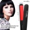 Ikonic S3+ Hair Straightener, Black & Red | Ceramic Floating Plates | Temparature Control | Instat Heat Up & Easy To Use