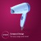 Philips HP8100/60 Compact Hair Dryer | 2 Flexible heat setting | ThermoProtect prevents overhearting | 1000 Watts