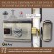 OldArc RFID Card Door Lock with Remote Control | Motorised Electric Door Lock 12V DC | Keyless Remote Control Lock