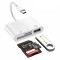 ONCRO Type-C SD Card Reader 3 in 1 USB-C to SD Micro TF Card Reader | USB 2.0 Camera Memory Card Reader Adapter OTG