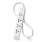 Oraimo PowerHub2 Power Strip 2500W Extension Board with 4 Outlet International Sockets + 3 USB Type C 3.1A, Master Switch