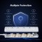 Oraimo PowerHub2 Power Strip 2500W Extension Board with 4 Outlet International Sockets + 3 USB Type C 3.1A, Master Switch