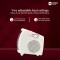 Orient electric Areva fan heater |2000W power |2 heating modes |Compact design |1 year replacement warranty