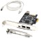 PCIe Firewire Card for Windows 10/7/8/Mac OS, IEEE 1394 PCI Express Controller 4 Ports - 3x6 Pin & 1x4 Pin, 1394a Firewire 800 Adapter