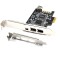 PCIe Firewire Card for Windows 10/7/8/Mac OS, IEEE 1394 PCI Express Controller 4 Ports - 3x6 Pin & 1x4 Pin, 1394a Firewire 800 Adapter