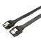 4 Pin Molex to 2X Sata Power Y | SATA III Data Cable with Locking Latch for HDD, SSD, DVD Writer, Hard Disk Drive
