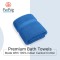 Ultra Soft Cotton 450 GSM Highly Absorbent, Quick Drying Large Bath Towel (70x140cm) (Ocean Blue)