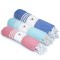 PATVY Bath Towels | Turkish Style | Quick Absorption & Faster Drying Cotton Bath Towel (3 pcs, Blue, Pink & Green)