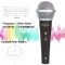 RM-580 Professional Vocal Wired Microphone | Handheld Mic with On & Off Switch | XLR Dynamic Mic for singing, live sound