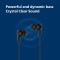 Philips TAE1107BK Wired in-Ear Earphones with Built in Mic | 10mm Drivers, 1.2m Cable, Dynamic bass & Clear Sound