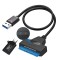 Pibox India USB 3.0 to 2.5 SATA III Hard Drive Adapter 0.5M Cable W/UASP | SATA to USB 3.0 Converter - ASM225CM Chipset