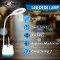 Pick Ur Needs Rechargeable LED Desk Lamp, Touch Control Table Lamp, Eye-Caring Smart Lamp with USB Charging (Modern Design Desk Lamp) Lamps