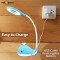 Pick Ur Needs Rechargeable LED Table Desk Lamp | Learning Dimmer 3 Colors (Cool Day Light, Neutral White, Warm White) | Touch + Dolphin Lamps