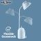 Pick Ur Needs Study Table Lamp For Student Rechargeable Led Desk Lamp With Mobile Holder (Sky Blue) - Plastic Lamps